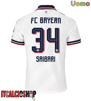 Bayern Munich Ismael Saibari #34 Seconda Maglia 2026-27 Manica Corta Bayern Munich Ismael Saibari #34 Seconda Maglia 2026-27 Manica Corta